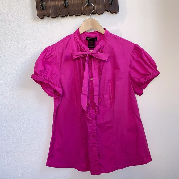 torrid Tops - Torrid | Hot Pink Button Down Shirt torrid Tops - Torrid | Hot Pink Button Down Shirt